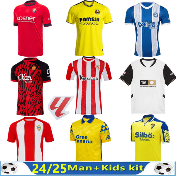2024 2025 OSASUNA soccer jerseys home GARCiA CHIMY CAMISETA EQUIPACIoN ADULTO 24/25 real Betis Cadiz football Kit