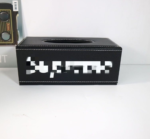 New Fashion Brand Leather Personalized Creative Retro Paper Extraction Box Household Living Room Desktop Coffee Table Tissue Simple Storage Box