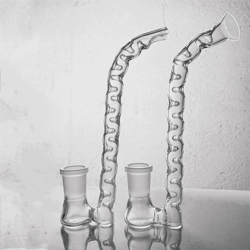 2026 New 19Mm Joint J Straw With The Dimple Stem Inverted Hook Slot Adapter DIY Accessories Glass Tube Free Shipping