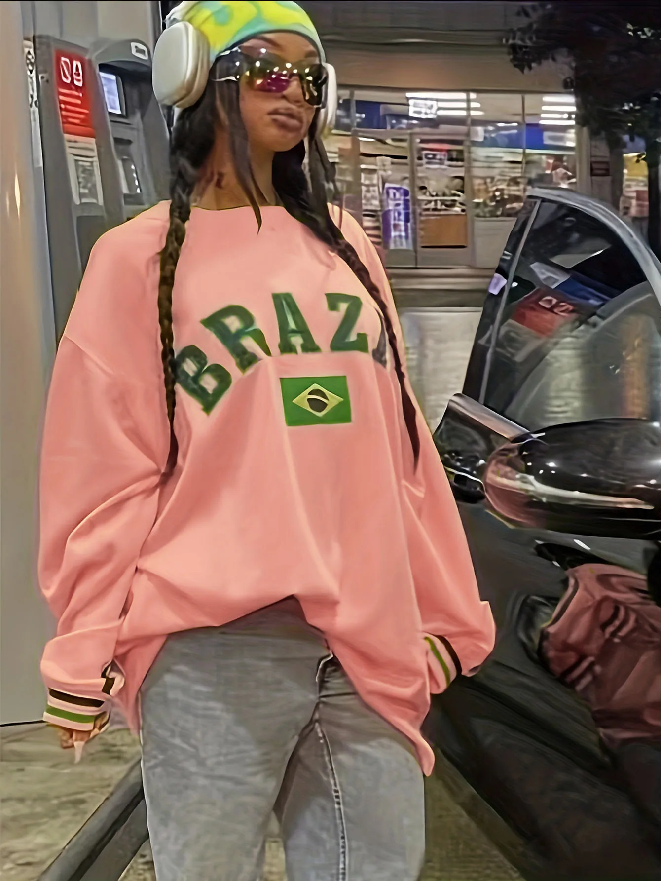Y2K Hoodies Women Harajuku Letter Print Loose Sweatshirt Hip Hop Punk Long Sleeve Pocket Men Tops Sweatpant Streetwear Clothing 240729