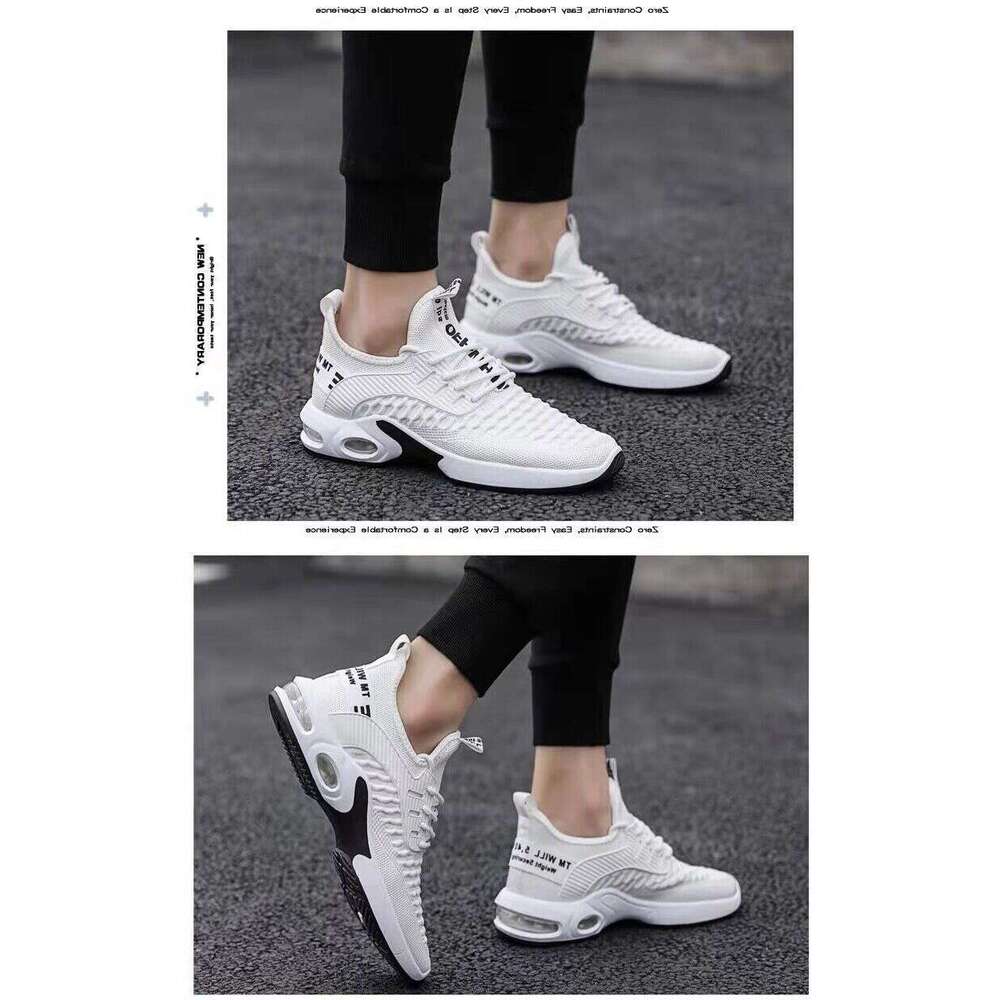 Ddmyoutdoor S Spring And Autumn New Sports Flying Woven Breathable Casual Fashion Korean Running Comfortable Men Outdoor Shoes Pring Ports Hoes