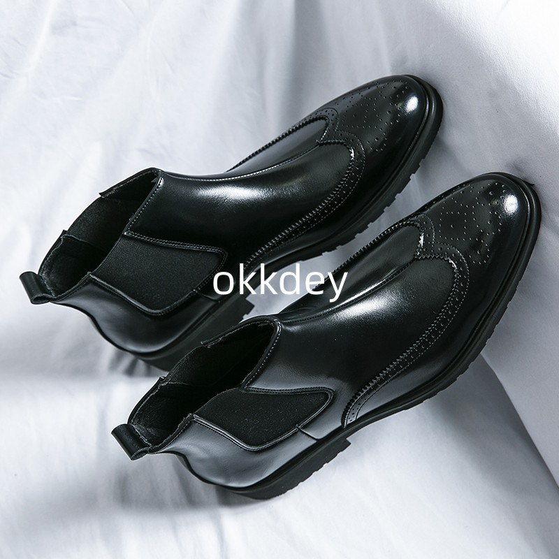 Dress Genuine Mens Leather Elegant Men's Social Shoes Pointed Toe Fashion Outdoor Male Loafers New In Spring Summer