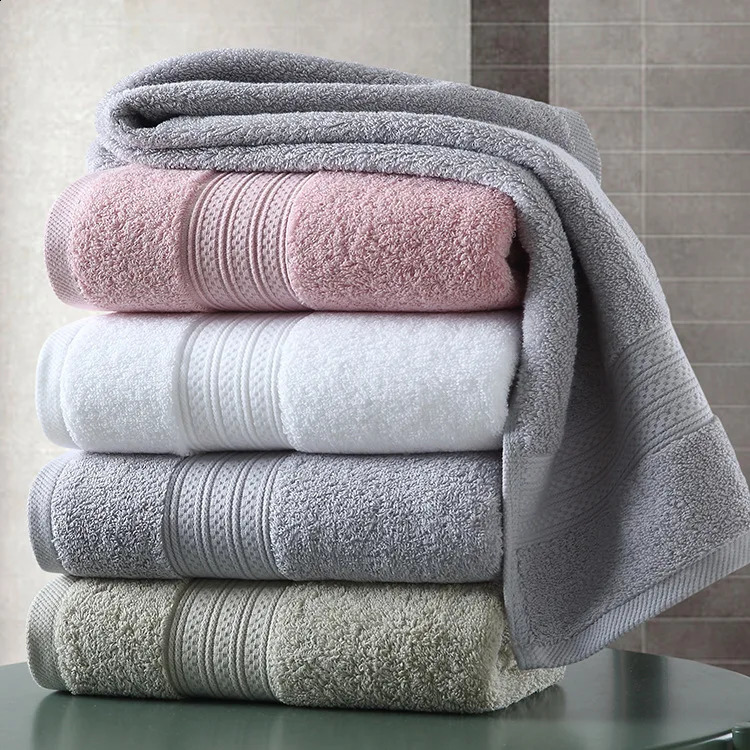 T416A High quality el 1 piece dusty pink white grey light green thick quick dry Cotton Terry hand towel bath Towel Face Towel 240730