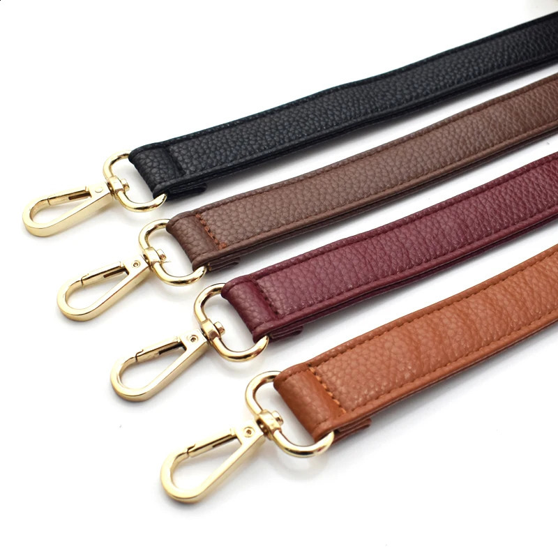 130*2.5CM Adjustable Long Women Men Lady PU Leather Bag Strap Belt Replacement Shoulder CrossBody Bag Band Accessories Handle 240805
