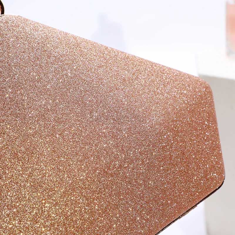 Luxurious and delicate diamond shaped Ladies clutch bag Fashion Haute Couture dinner bag Party bag Ladies handbagXJ240730