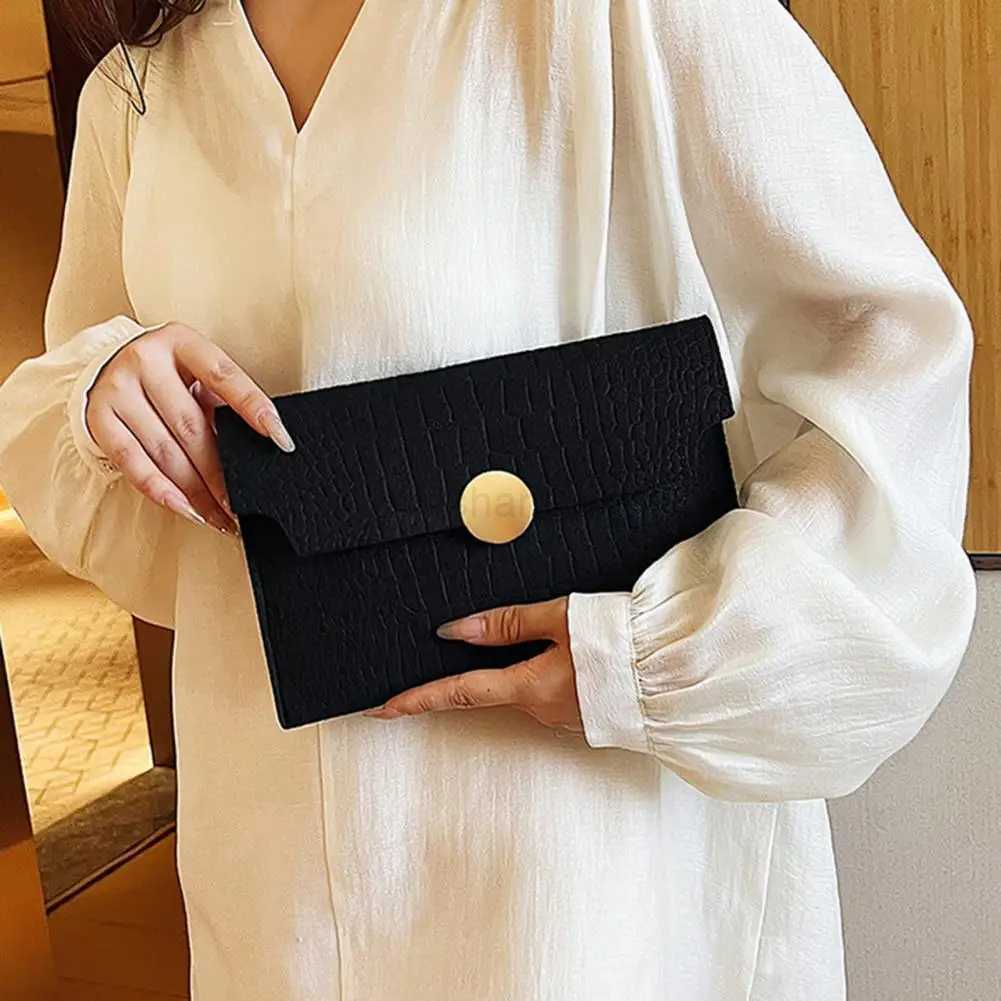 Small Shape Clutch Elegant Envelope Clutch Bag with Magnet Closure Capacity Portable Handbag for Women Lightweight for CoinXJ240730