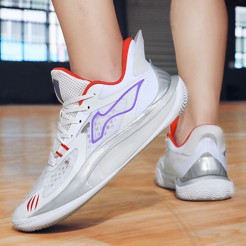 High-quality Men's Basketball Shoes Women Kids Indoor Basketball Training Shoes Outdoor Non-slip Practical Sports Shoes 36-45