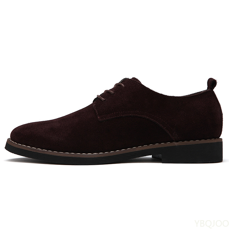 Oxford Shoes for Men, Plus Size 38-48, PU Suede Leather, Casual, Spring and Autumn Wear 4 Oxd