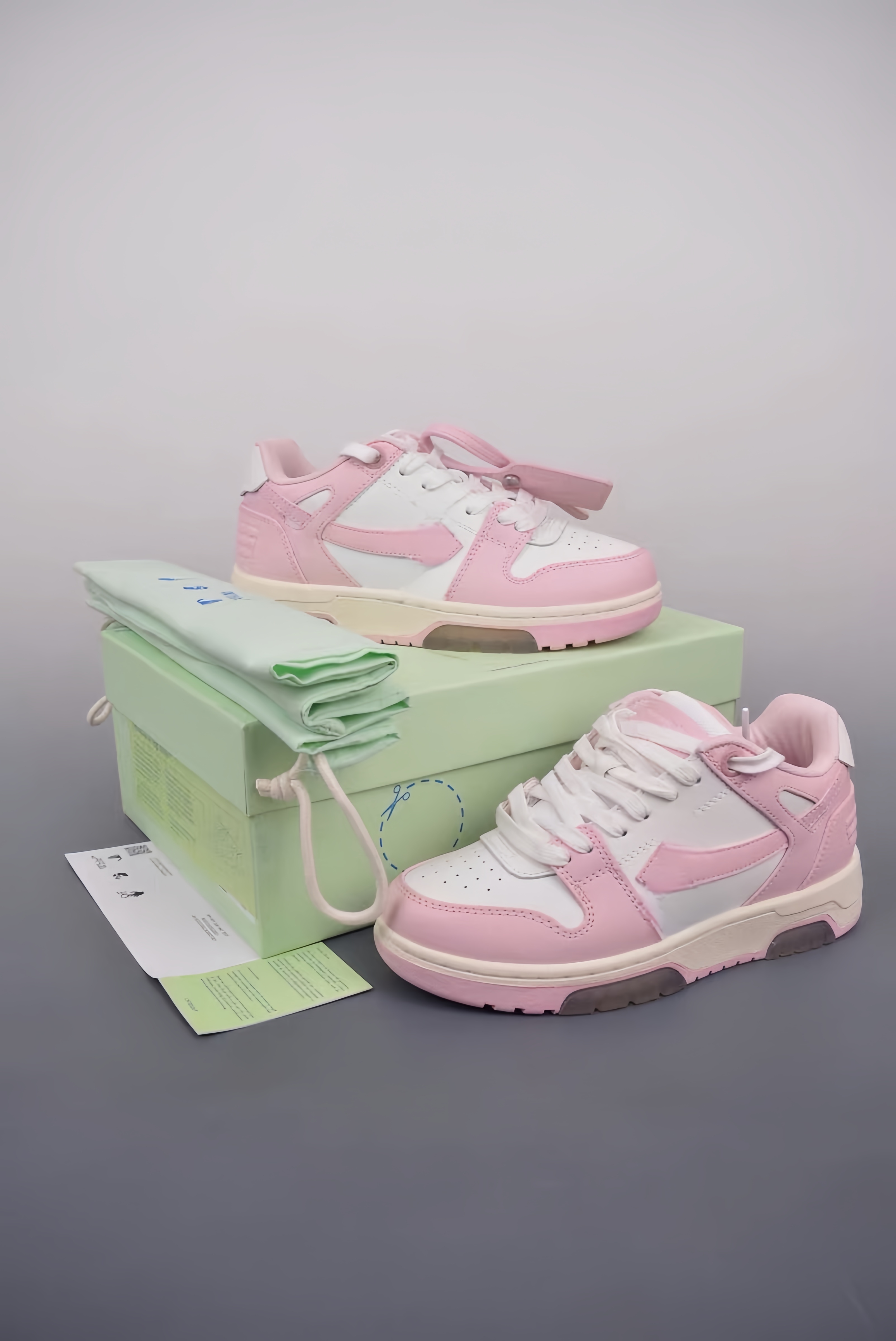 chaussure Designer OW 1000s sneakers Vulcanized Arrows shoes Women Men Platform Shoe white Lace-up Low top Mint green Chunky Sneaker 36-46 RRT3
