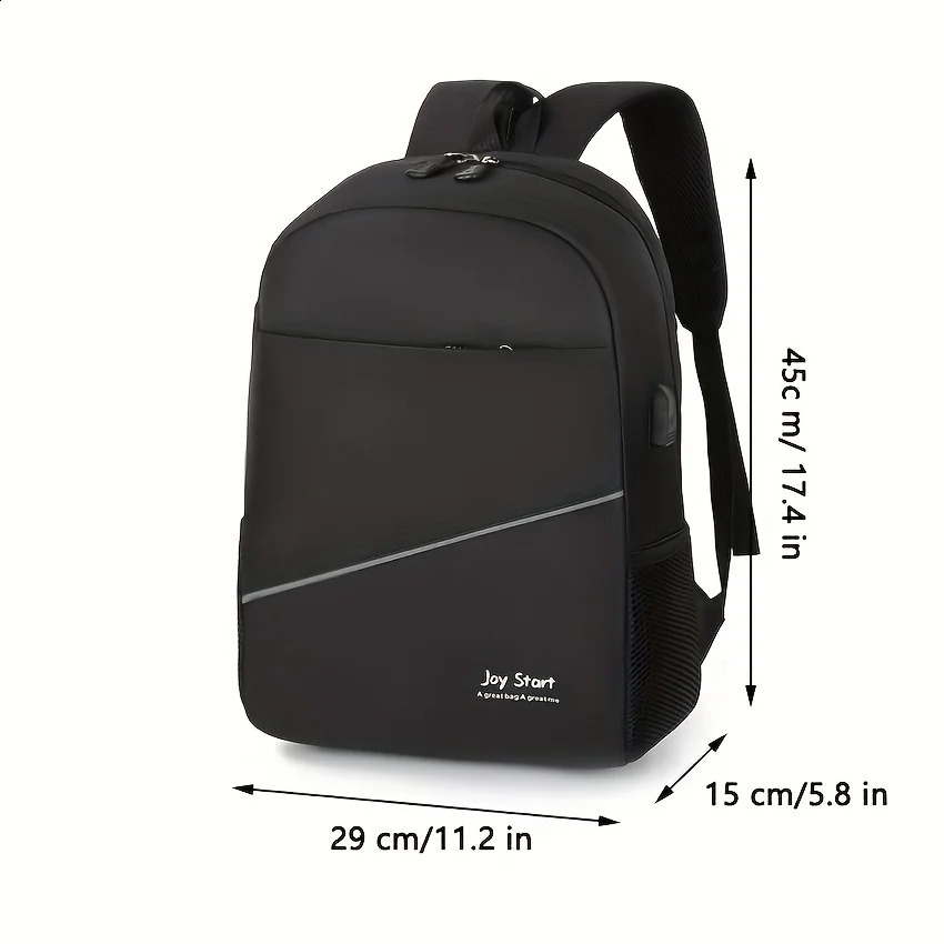 3 piecesset of casual simple and stylish large capacity backpacks 156inch laptop bag travel backpack 240730Zl