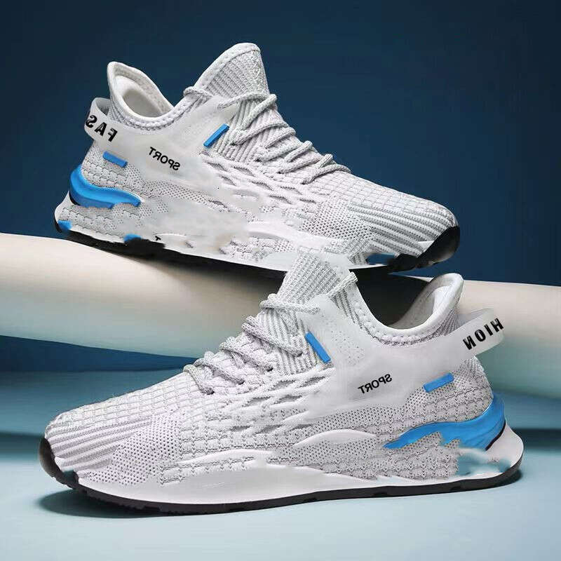 S Men Ddmysports Wholesale Summer New Flying Woven Breathable Fashion Trend Men Shoes Outdoor Shoes ummer hoes hoes