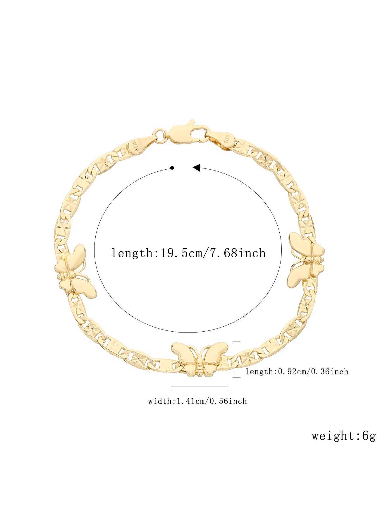 FanSibao Gold Butterfly Bracelet Womens Bohemian Style Jewelry Gift for Girls Holiday GiftW240730
