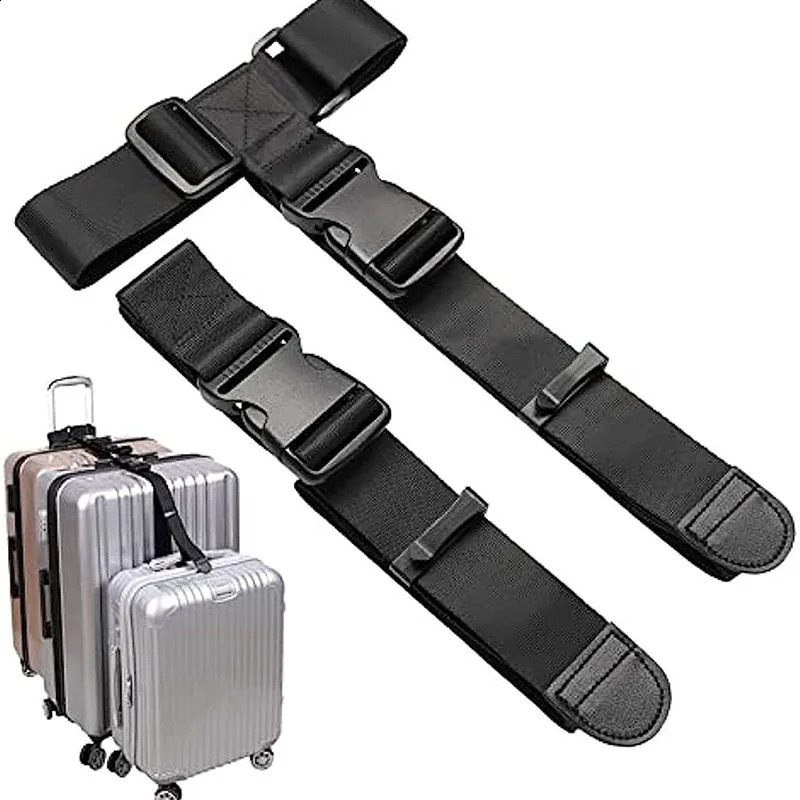 Travel Tied Black Durable Nylon Cargo Tie Down Luggage Lash Belt Strap With Cam Buckle Travel Kits Outdoor Camping Tool 240730