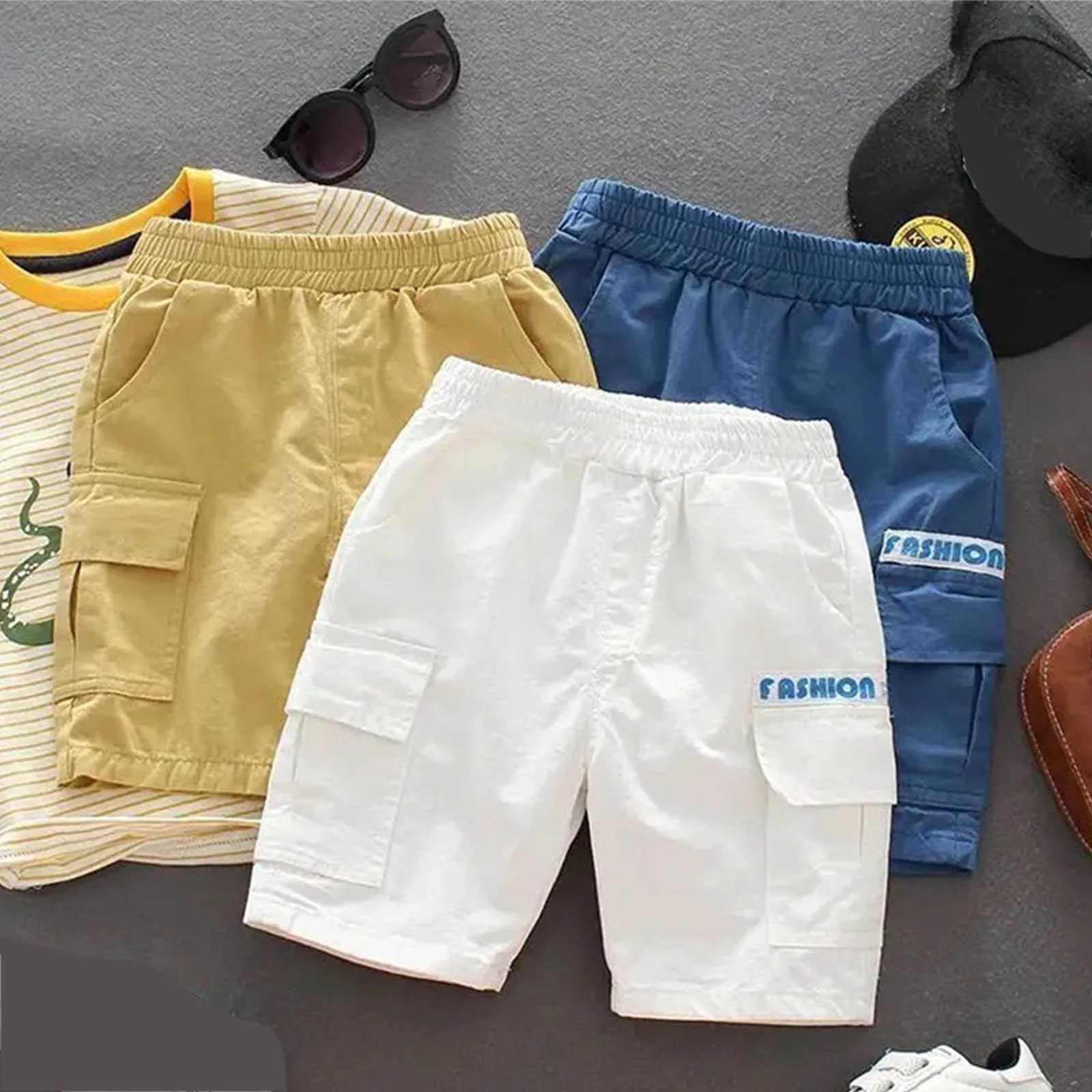 Boys summer shorts multi-color fashionable comfortable breathable sports shorts spring and summer childrens casual shorts W240813