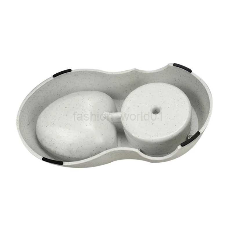 Pet Automatic Water Dispenser And Feeder 3.8L Food Large Capacity Cat And Dog Bowl Not Plugged In And Prevent Overturning