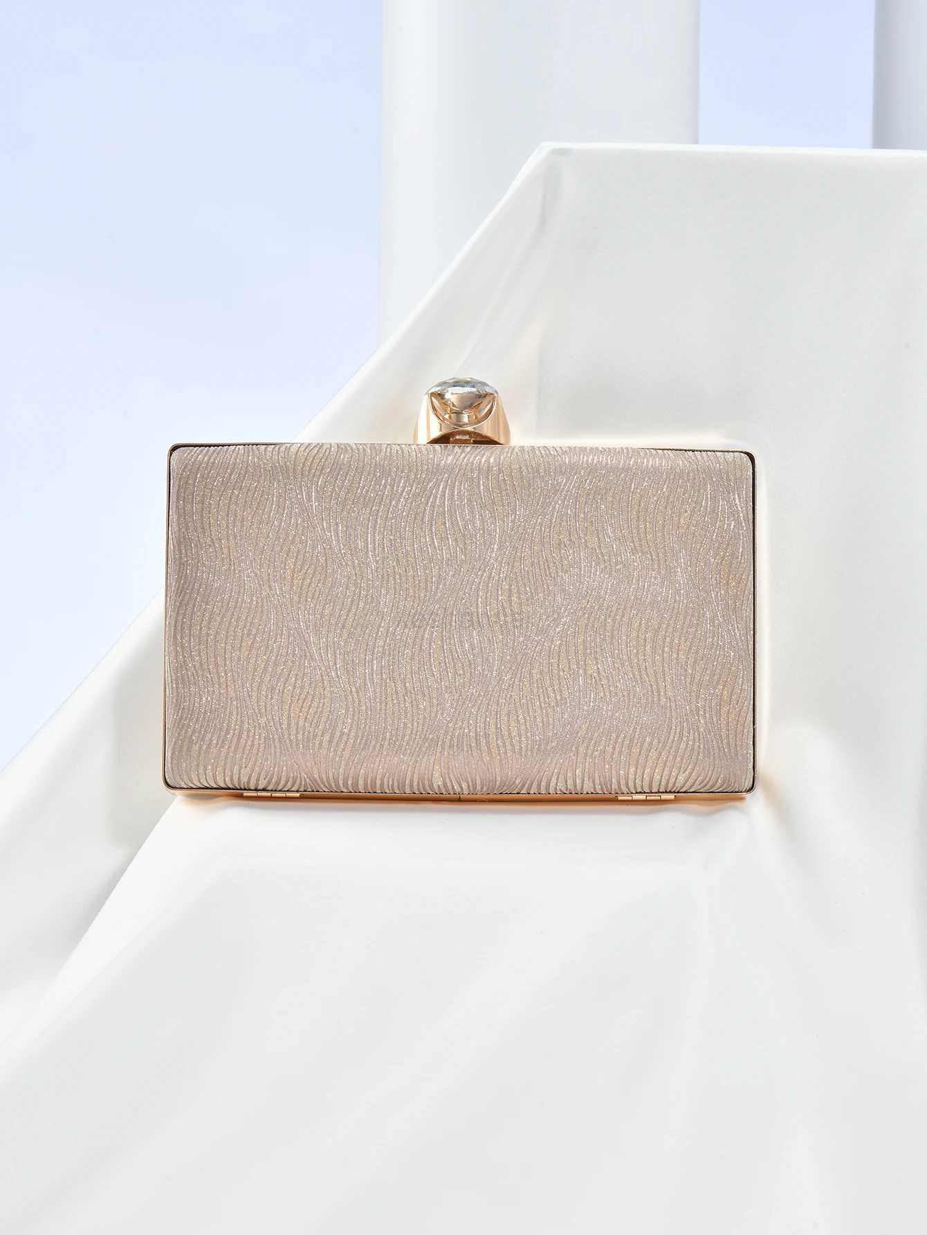 Luxury new shiny silky Womens Clutch bag High Fashion socialite Party Bag Evening gift bagXJ240730