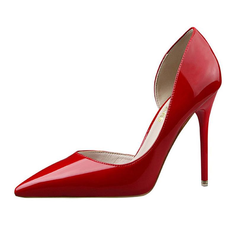 BIGTREE Shoes Patent Leather Heels 2024 Fashion Woman Pumps Stiletto Women Shoes Sexy Party Shoes Women High Heels 12 Colour