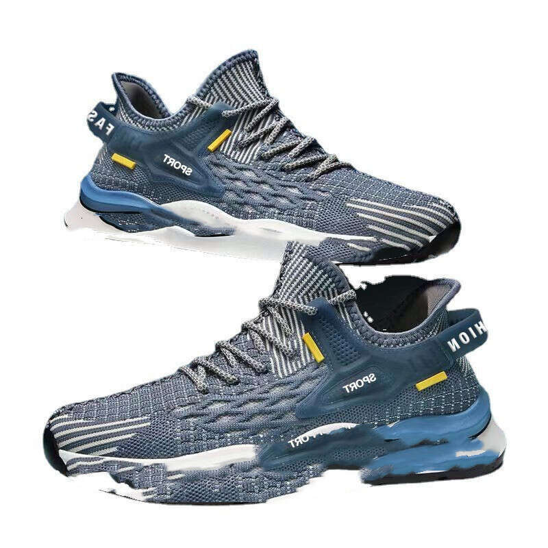 S Men Ddmysports Wholesale Summer New Flying Woven Breathable Fashion Trend Men Shoes Outdoor Shoes ummer hoes hoes