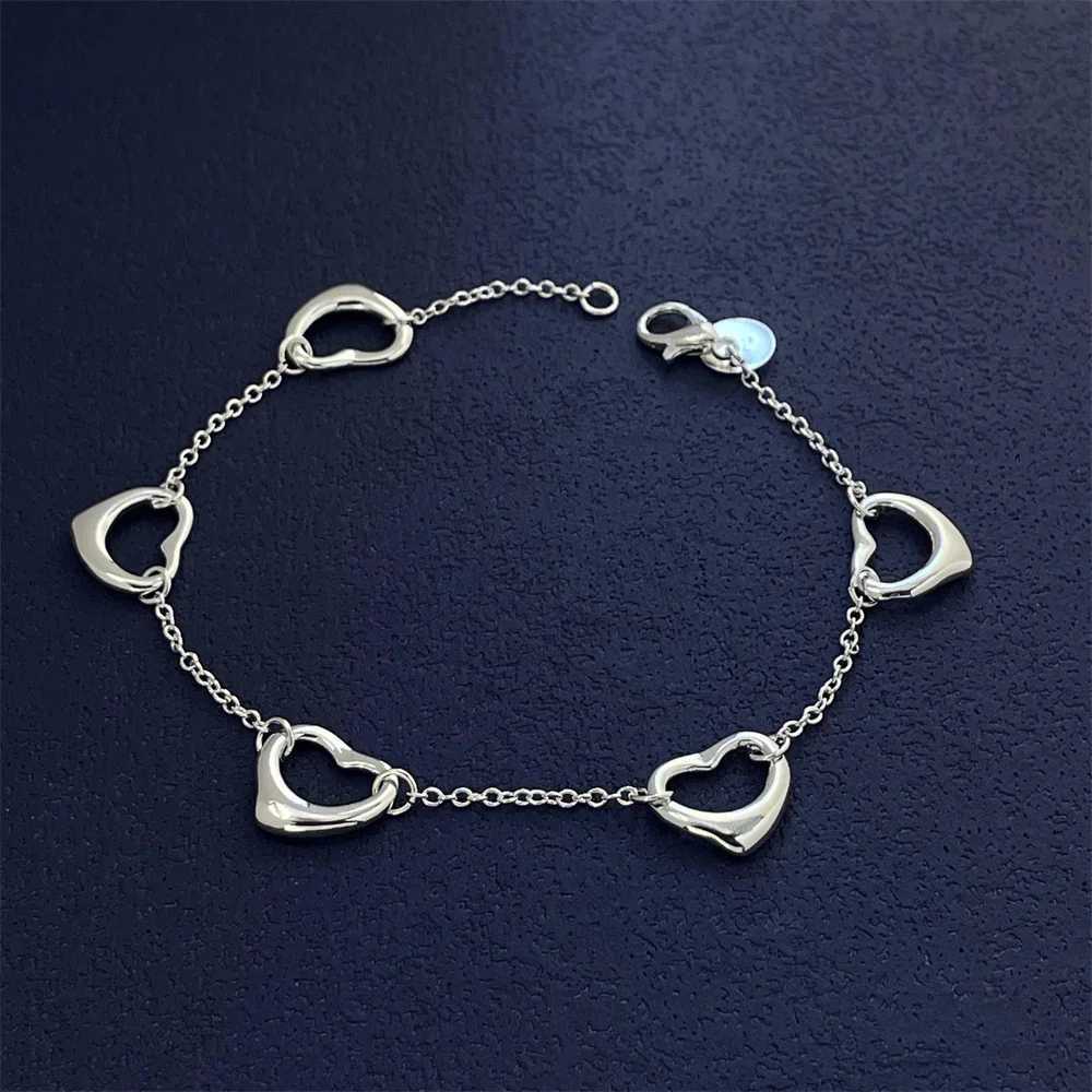 S925 sterling silver bracelet Exquisite five point star charm tassel womens fashion wedding party gifts jewelryW240730