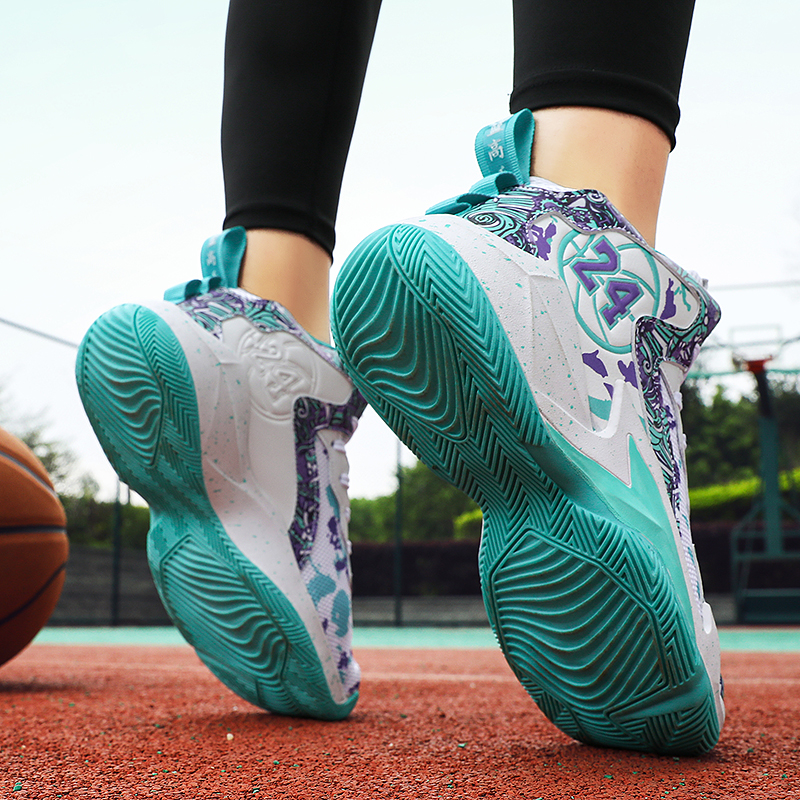 Shock-absorbing basketball shoes for men non-slip actual combat students casual sneakers for men trend for women 2023 fall