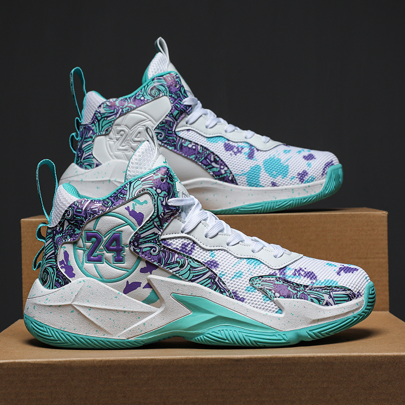 Shock-absorbing basketball shoes for men non-slip actual combat students casual sneakers for men trend for women 2023 fall