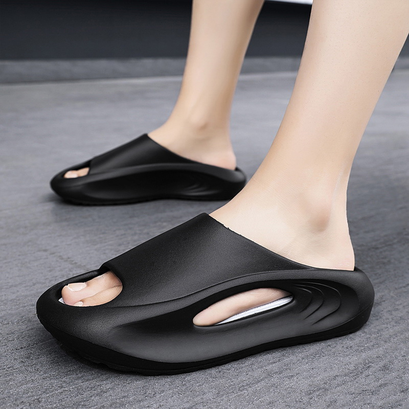 Sole Thick Patchwork Color Summer Sneaker Slippers Women Men Platform Slides Eva Unisex Sports Sandals New Beach Shoes 9695