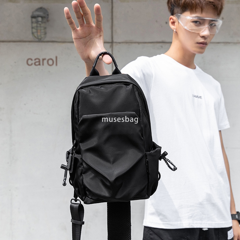 Casual men's chest bag simple single shoulder crossbody bag multi-functional fashion brand diagonal backpack small bag trend messenger bag men�