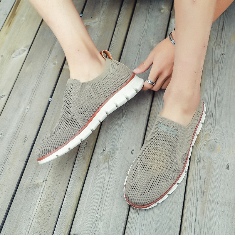 2022 Slip-On Lightweight Mesh Men Shoes Casual Breathable Comfortable Walking Male Sneakers Tenis Feminino Zapatos Footwear