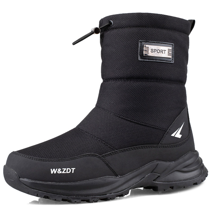 2021 Outdoor Winter Men Shoes Non-slip Waterproof Snow Boots Thicken Plush Warm Winter Boots Platform Booties Zapatos De Hombre