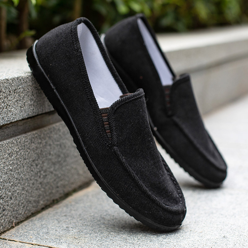 2025 NEW Cotton New Loafers Men Soft Comfortable Men s Slip On Casual Outdoor Light Breathable Walking Shoes Man Footwear f s