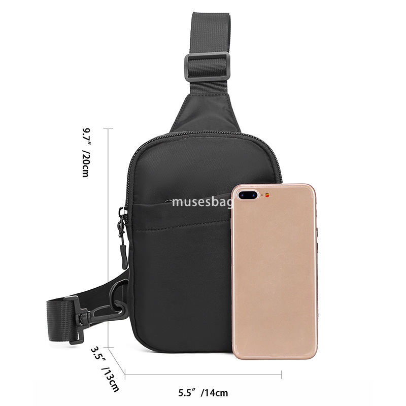 Crossbody bag new chest bag shoulder bag men's small body bag summer sports leisure chest bag tide