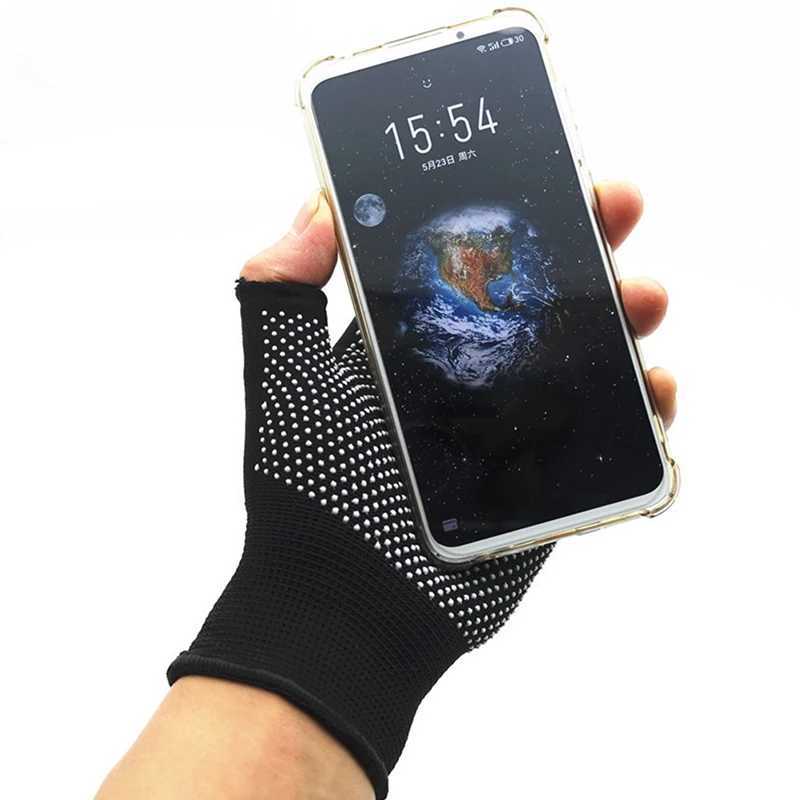 1 pair of MTB bicycle gloves nylon bicycle gloves breathable and non slip outdoor gym fitness yoga exercise half finger glovesW241018