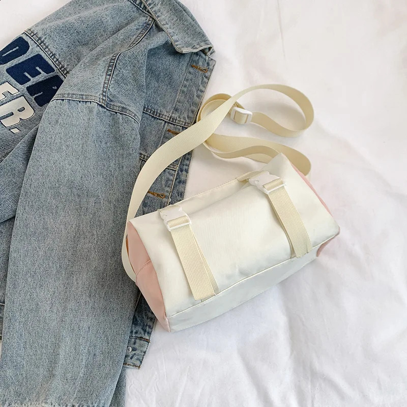 Multifunctional Casual Lightweight New Sports Style Shoulder Large Capacity Satchel Nylon Dumpg Crossbody Bag 240730