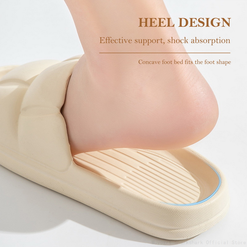 Men New Slippers Korean Summer Beach Platform Women Eva Slipper Home Slides Flip ps Couple Soft Sole Cloud Sandals 0ec6