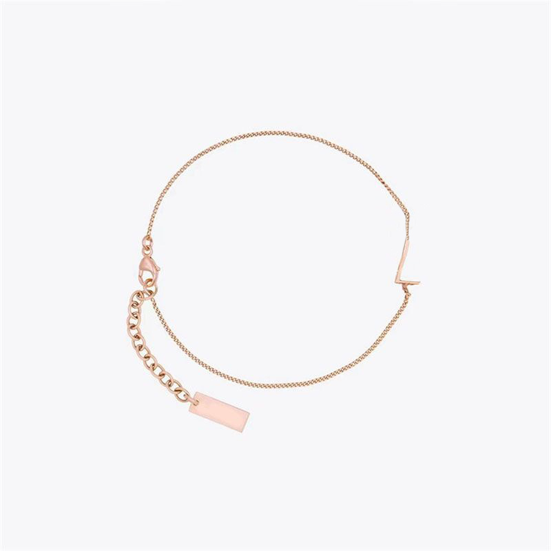 High quality charm bracelet designer bracelet men bangle luxury designer jewlery woman fashion accessories letter chain plated gold bracelet formal trend zl140 C4