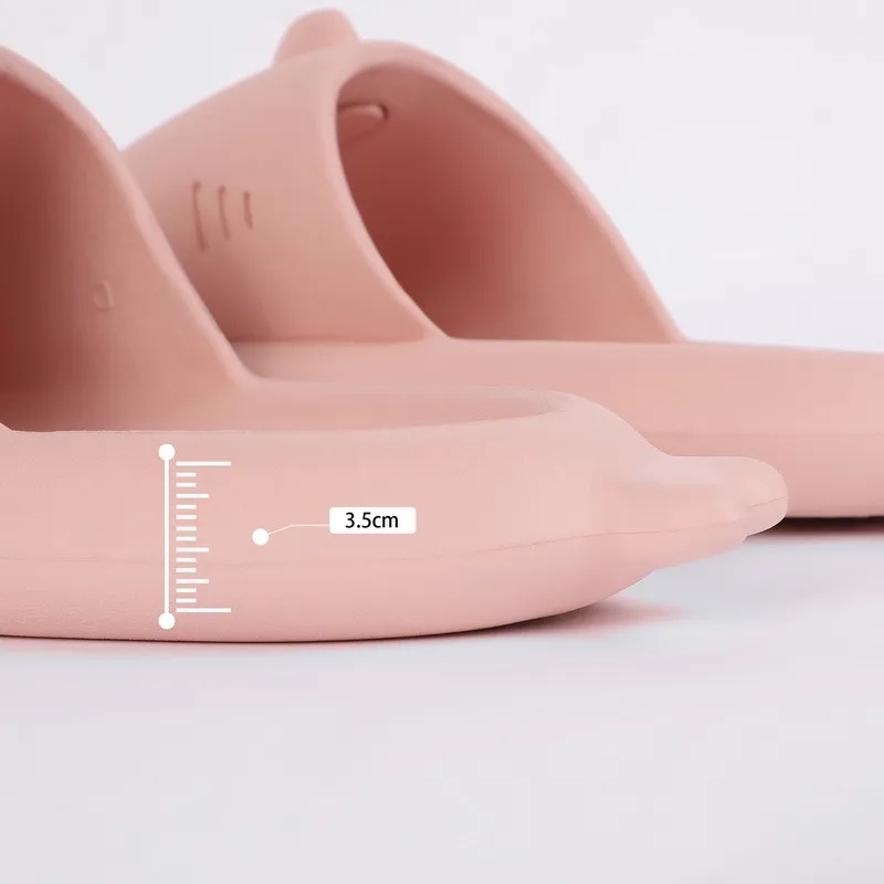 Shark Slippers, Anti-Skid Summer Sandals Couples, Soft Comfy EVA Beach Slides for Indoor & Outdoor