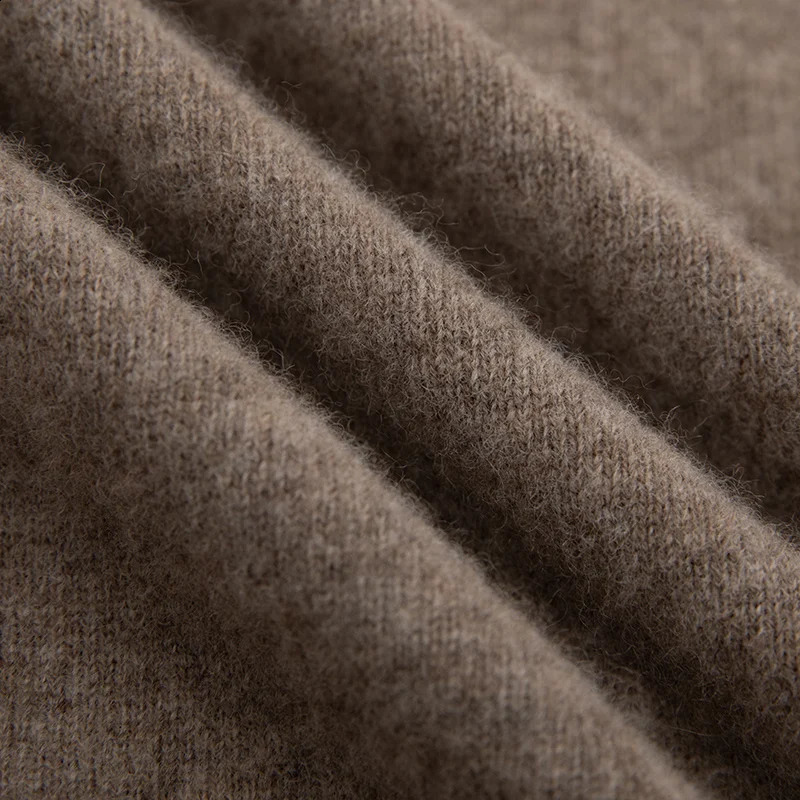 100% Merino wool mens Crewneck skydiving autumnwinter warm line ready sweater business casual basic knitted top 240824