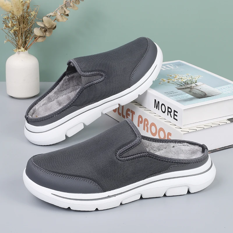 Men Shoes Plush Keep Warm Winter Sneakers Lightweight Shoes for Women Add Cotton Slippers Zapatos De Hombre Slip-on Female Shoes