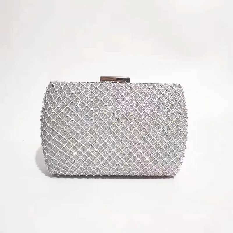 The latest fashion Womens Clutch Handbag Luxury gorgeous glitter dinner party ladies tote bagXJ240730
