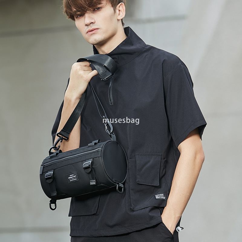 Crossbody bag men's fashion brand shoulder bag small satchel casual bucket sports cross bag day system simple small backpack boys