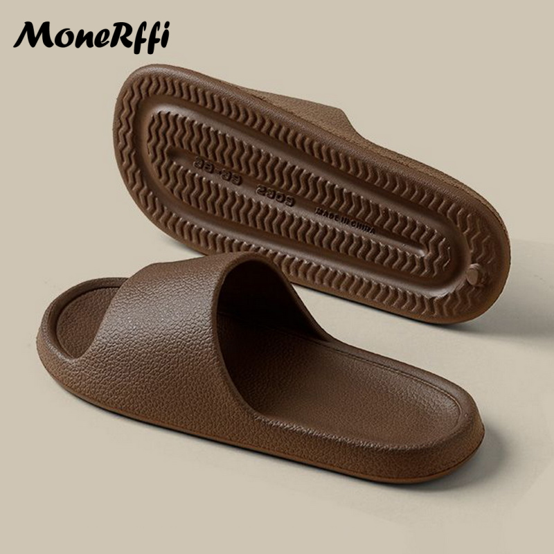 Men Women Summer Slippers, EVA Soft Bottom Non-Slip Indoor Outdoor House Slides Flat Sandals