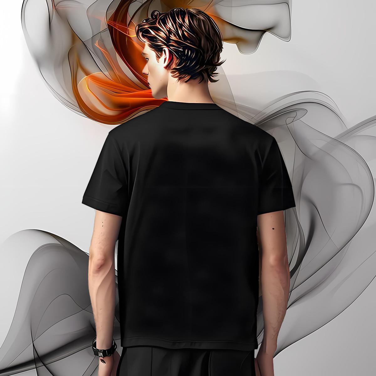 Fashion Design 230g 100% Cotton T-Shirts Street Casual Mens Tshirts Tops Tees Round Neck Short Sleeve Designer Plus Size Cartoon