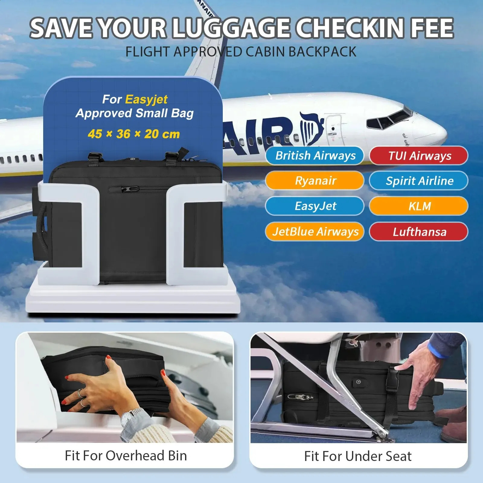 Likros Mens Backpack Business Travel Portable Waterproof Expandable Large Capacity Weekend Traveler Laptop Bag 240730ZYl