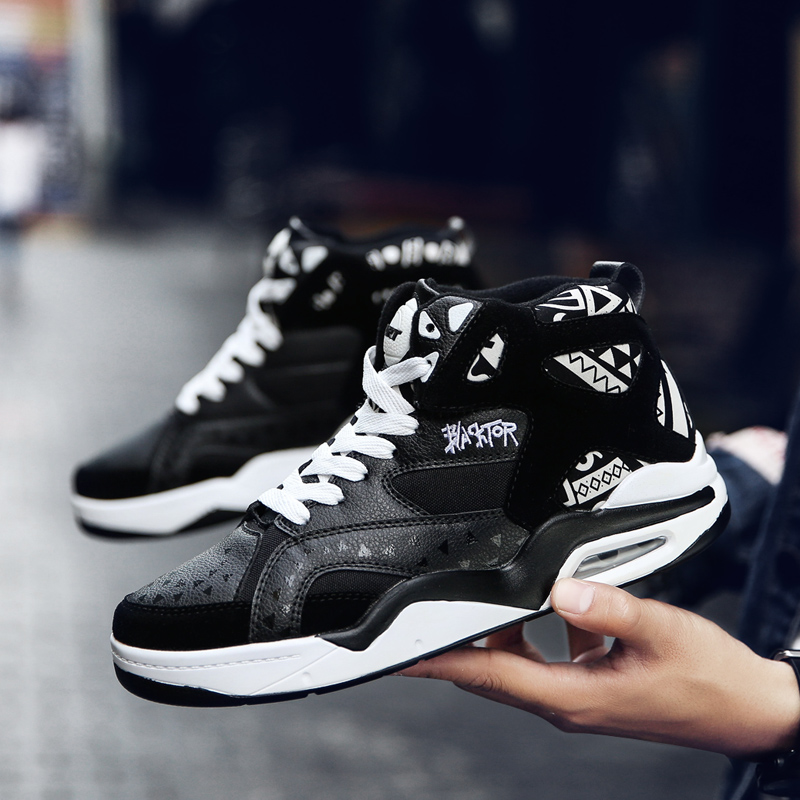 High Quality Mens Basketball Shoes Air Cushion Sports Shoes Outdoor Non-Slip Wearable Athletic Male Running Shoes Boys Sneakers