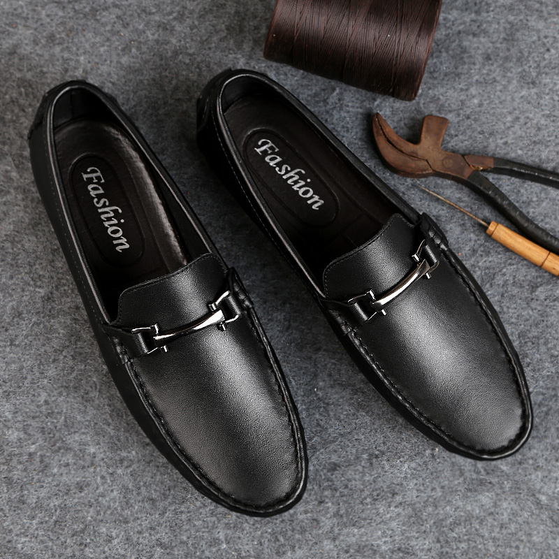 Italian Handmade Shoes Genuine Leather High Quality Loafers Slip-ons Men Casual Shoes High Quality Moccasin Men Business Shoes