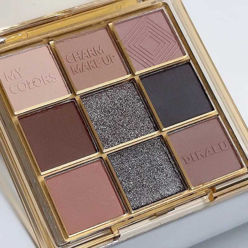 Eyeshadow color palette high pigment matte glitter shimmer nude smoke cream powder mixable professional makeup color paletteW240730