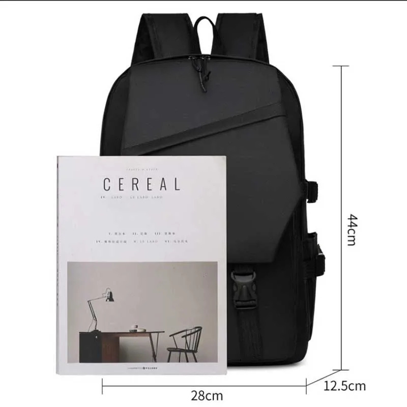 Business mens large capacity computer backpack student simple casual campus Mochila Mujer 240730ZYl