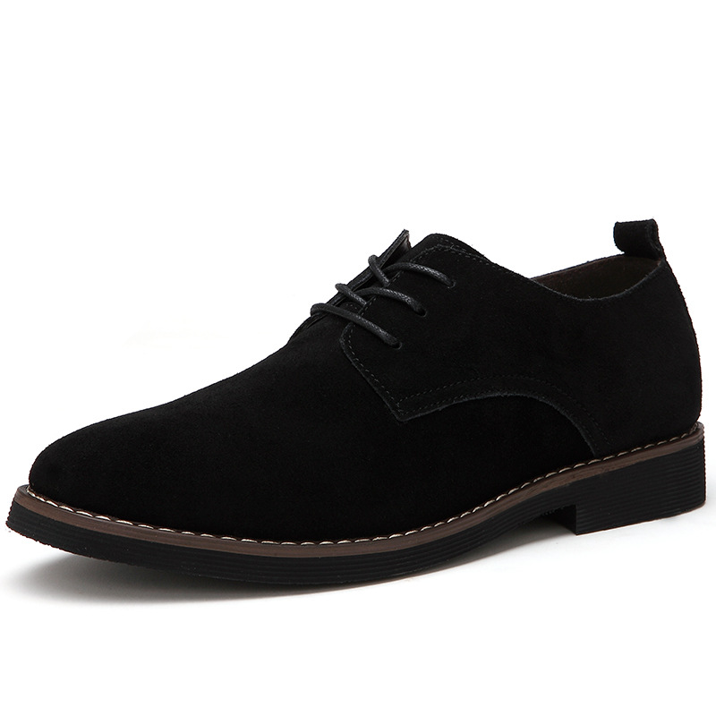 Oxford Shoes for Men, Plus Size 38-48, PU Suede Leather, Casual, Spring and Autumn Wear 4 Oxd