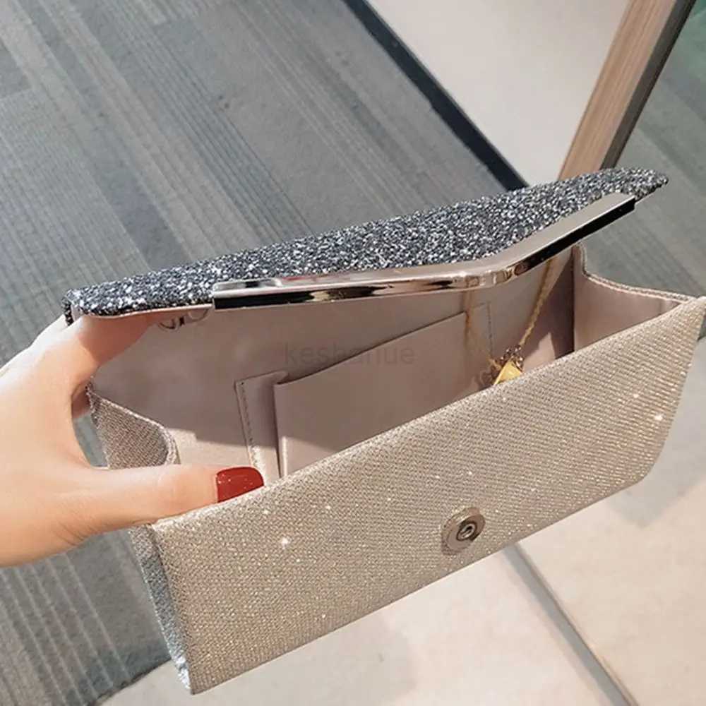 Party Egg Shape Beaded Shoulder Evening Bag Clutch Chain PurseXJ240730