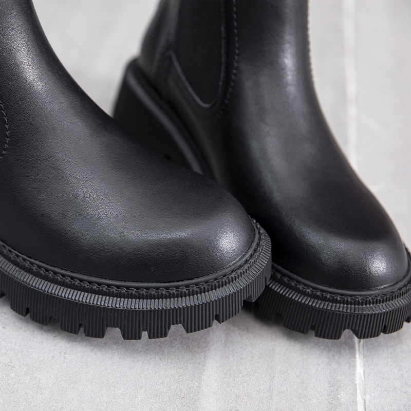 AIYUQI Women Chelsea Boots Genuine Leather New Autumn Winter Fashion Women Ankle Boots Retro Marton Boots Ladies WHSLE MTO